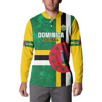 Custom Dominica Football Button Sweatshirt 2025 Go Dominik