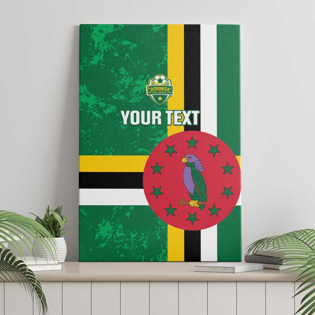 Custom Dominica Football Canvas Wall Art 2025 Go Dominik