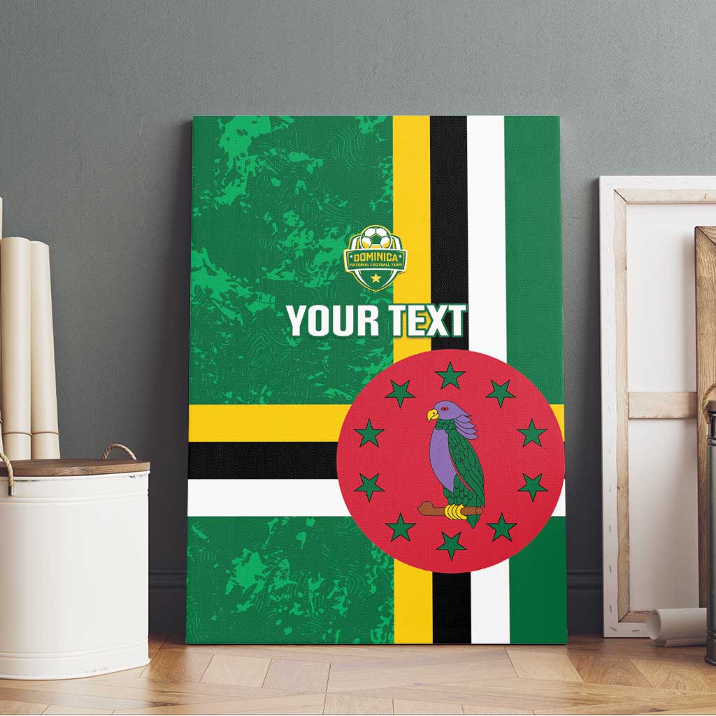 Custom Dominica Football Canvas Wall Art 2025 Go Dominik