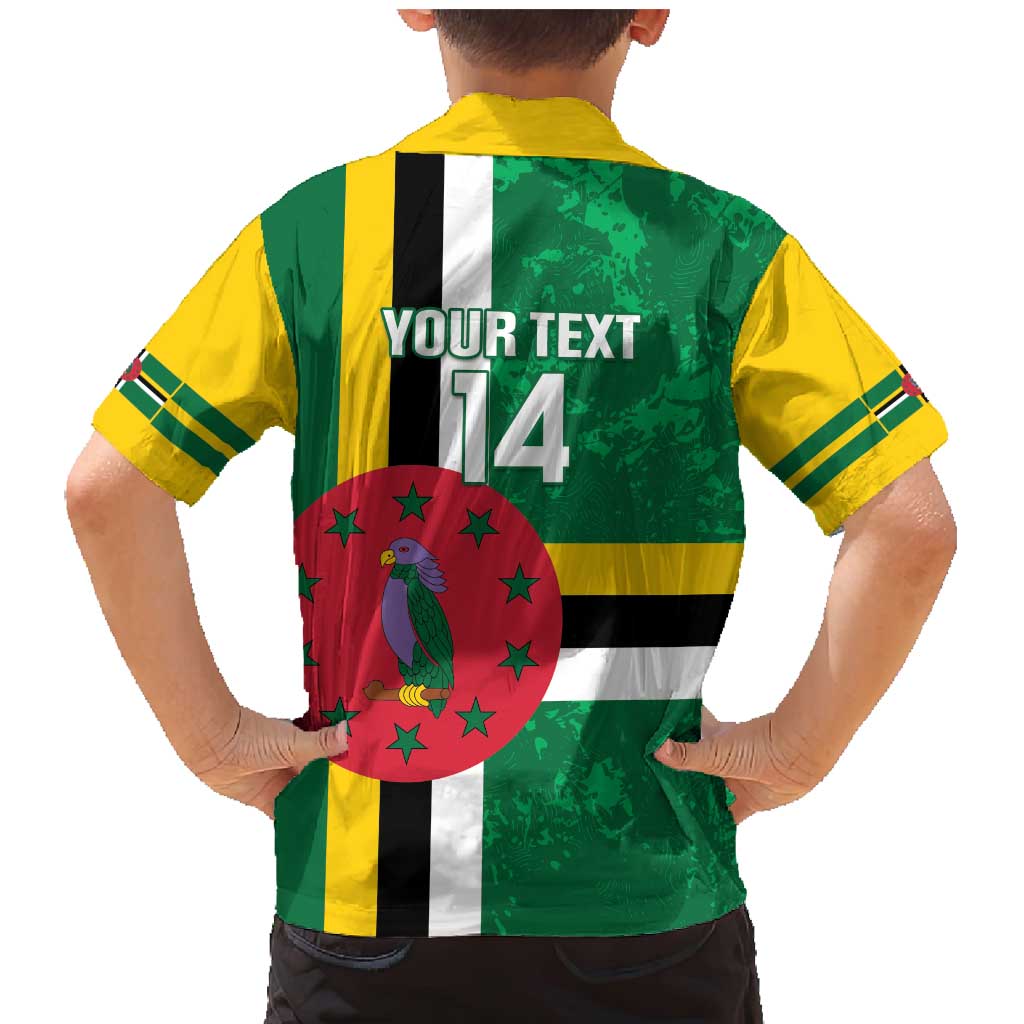 Custom Dominica Football Family Matching Mermaid Dress and Hawaiian Shirt 2025 Go Dominik