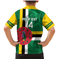 Custom Dominica Football Family Matching Mermaid Dress and Hawaiian Shirt 2025 Go Dominik