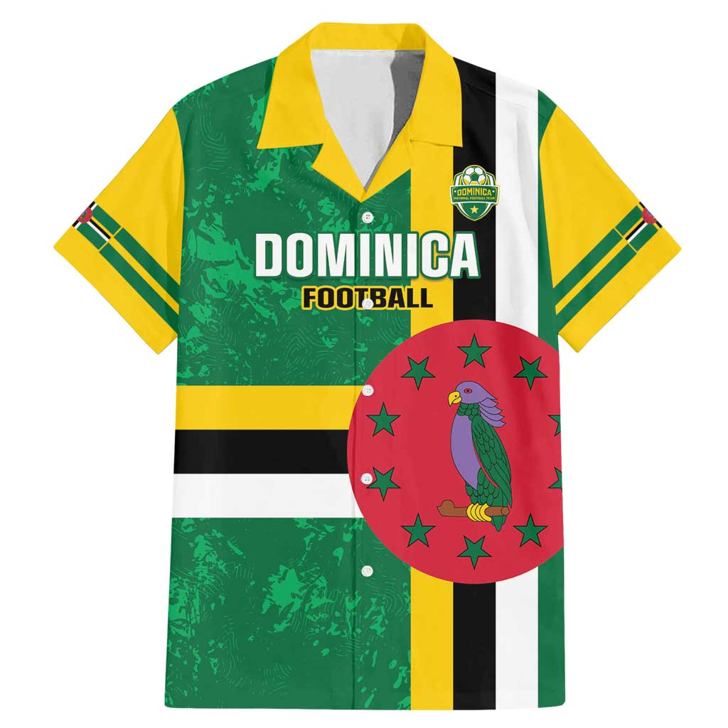 Custom Dominica Football Family Matching Mermaid Dress and Hawaiian Shirt 2025 Go Dominik