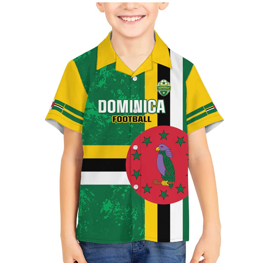 Custom Dominica Football Family Matching Mermaid Dress and Hawaiian Shirt 2025 Go Dominik