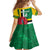 Custom Dominica Football Family Matching Off Shoulder Short Dress and Hawaiian Shirt 2025 Go Dominik