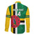 Custom Dominica Football Family Matching Off Shoulder Short Dress and Hawaiian Shirt 2025 Go Dominik