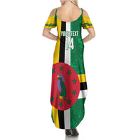 Custom Dominica Football Family Matching Summer Maxi Dress and Hawaiian Shirt 2025 Go Dominik