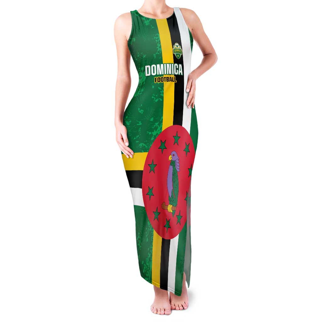 Custom Dominica Football Family Matching Tank Maxi Dress and Hawaiian Shirt 2025 Go Dominik