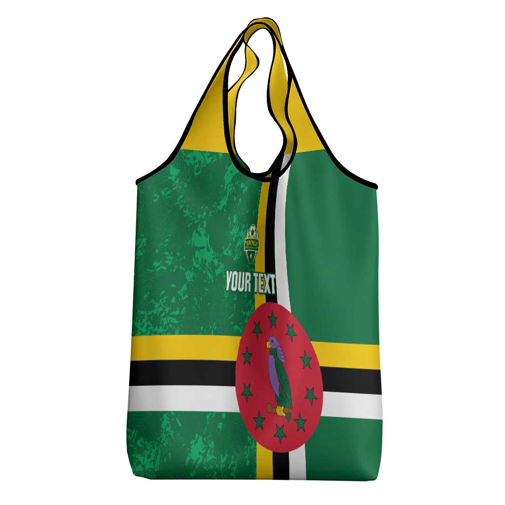 Custom Dominica Football Grocery Bag 2025 Go Dominik