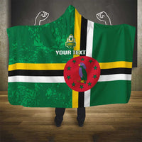 Custom Dominica Football Hooded Blanket 2025 Go Dominik