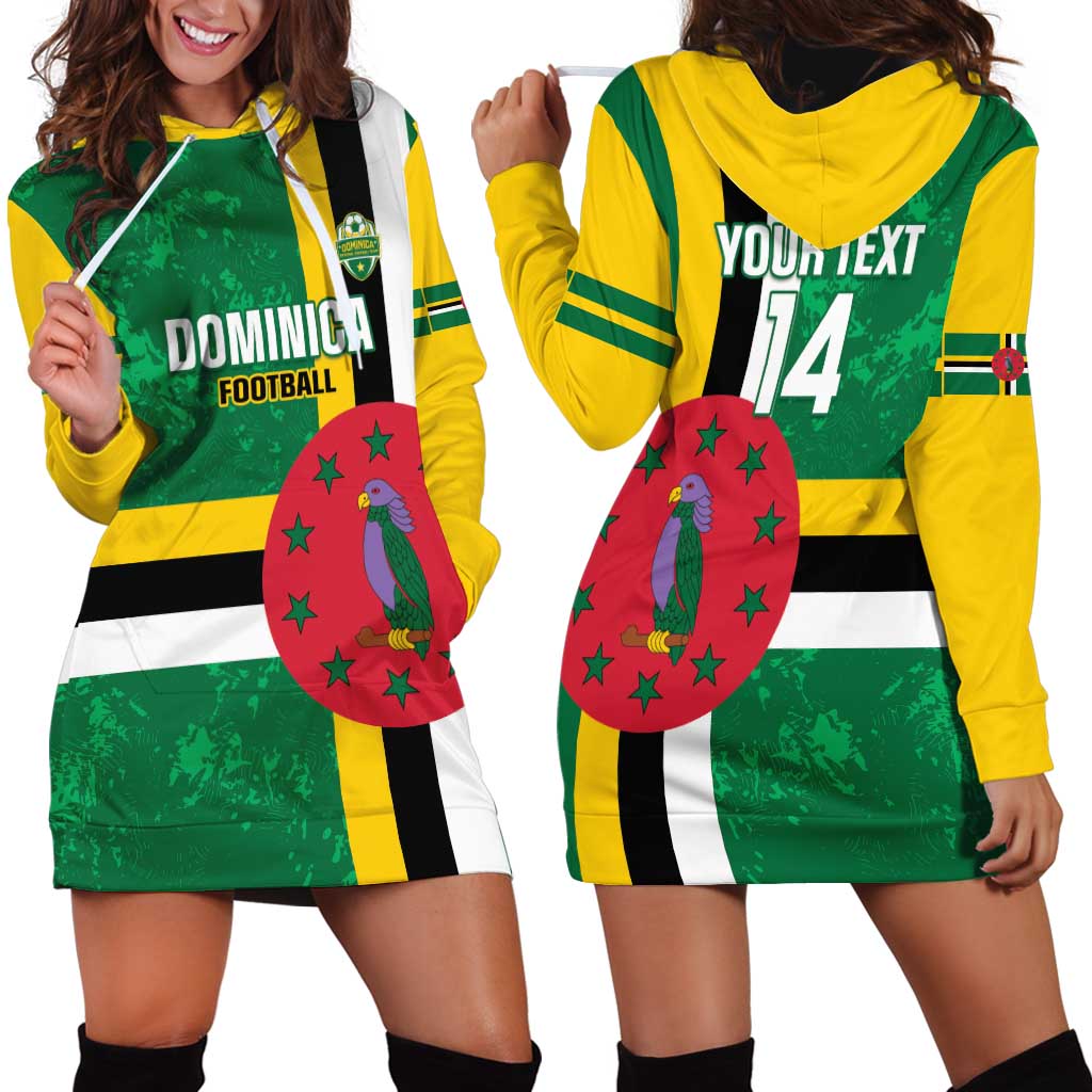 Custom Dominica Football Hoodie Dress 2025 Go Dominik