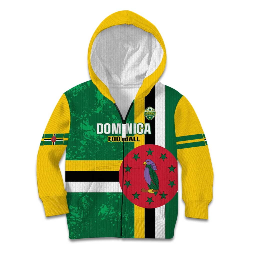 Custom Dominica Football Kid Hoodie 2025 Go Dominik