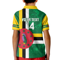 Custom Dominica Football Kid Polo Shirt 2025 Go Dominik