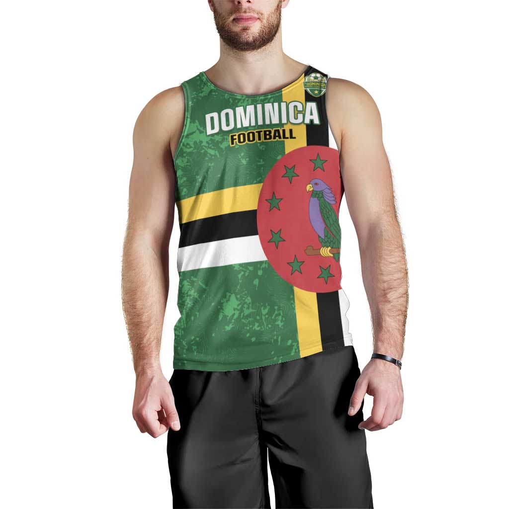 Custom Dominica Football Men Tank Top 2025 Go Dominik