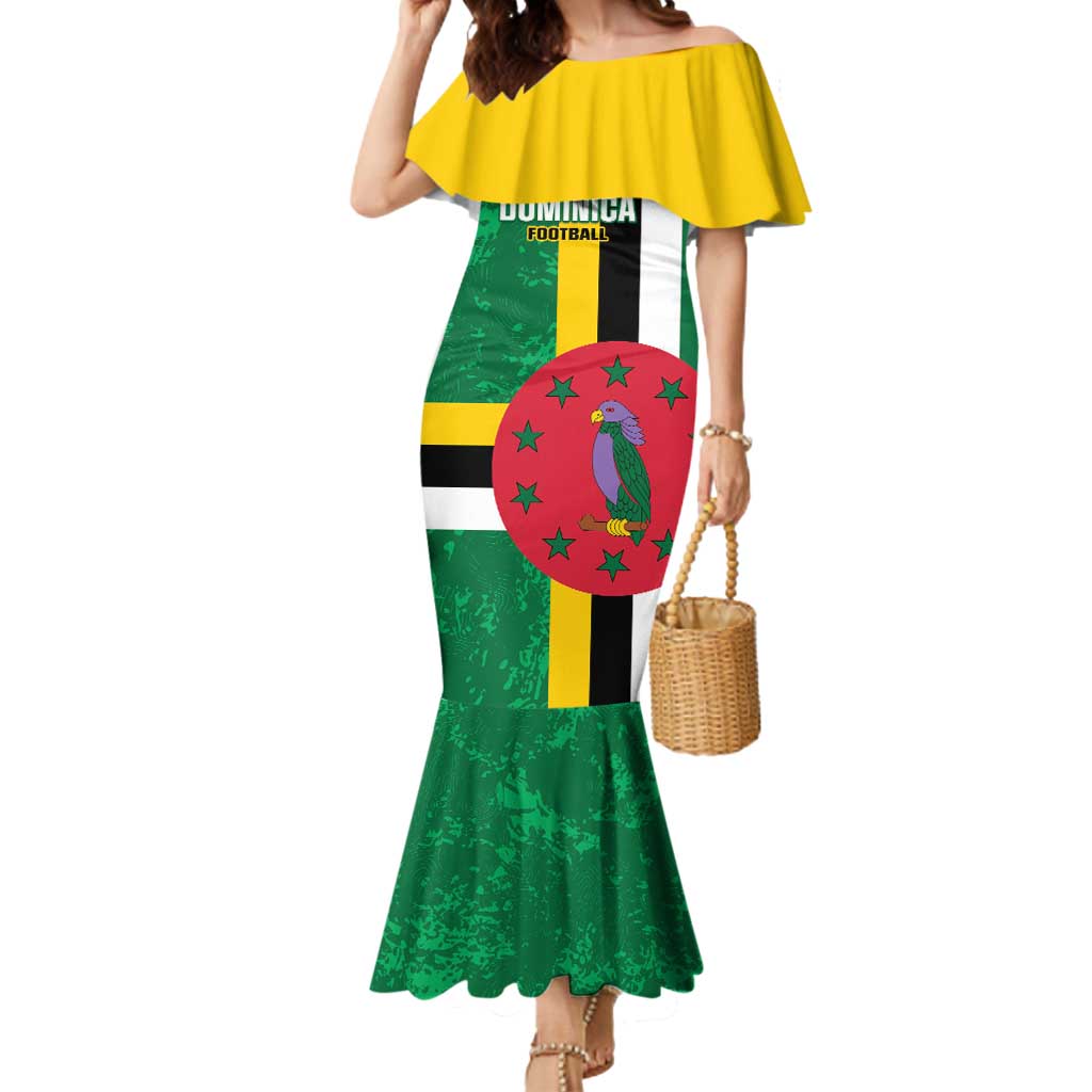 Custom Dominica Football Mermaid Dress 2025 Go Dominik