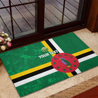 Custom Dominica Football Rubber Doormat 2025 Go Dominik