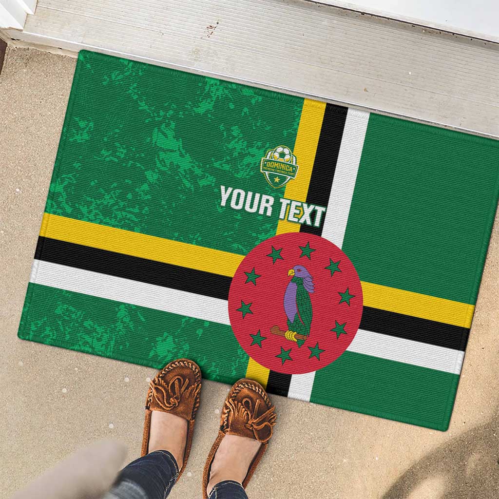 Custom Dominica Football Rubber Doormat 2025 Go Dominik