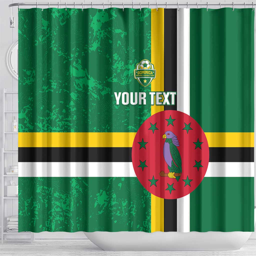 Custom Dominica Football Shower Curtain 2025 Go Dominik