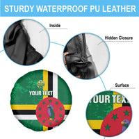 Custom Dominica Football Spare Tire Cover 2025 Go Dominik