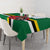 Custom Dominica Football Tablecloth 2025 Go Dominik