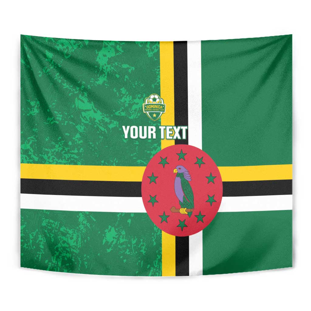 Custom Dominica Football Tapestry 2025 Go Dominik