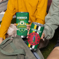 Custom Dominica Football Tumbler Cup 2025 Go Dominik