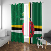 Custom Dominica Football Window Curtain 2025 Go Dominik