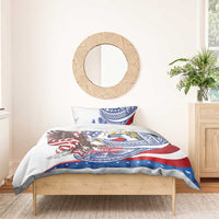Filipino American History Month Bedding Set Philippines Agila USA Eagle Mix Flag