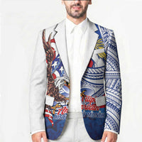 Filipino American History Month Blazer Philippines Agila USA Eagle Mix Flag