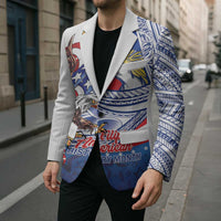 Filipino American History Month Blazer Philippines Agila USA Eagle Mix Flag