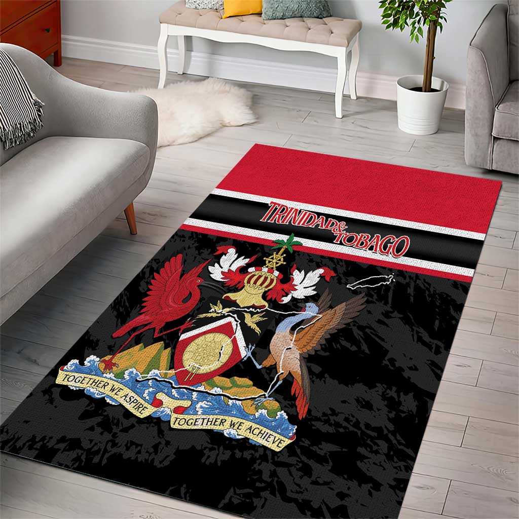 Trinidad and Tobago Area Rug Together We Aspire Together We Achieve