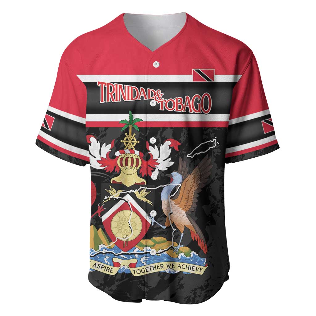 Trinidad and Tobago Baseball Jersey Together We Aspire Together We Achieve
