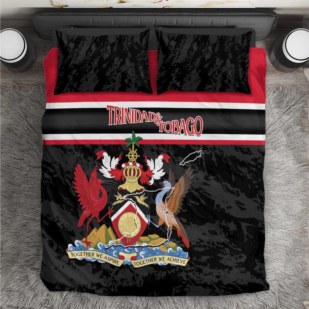 Trinidad and Tobago Bedding Set Together We Aspire Together We Achieve