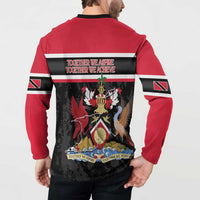 Trinidad and Tobago Button Sweatshirt Together We Aspire Together We Achieve