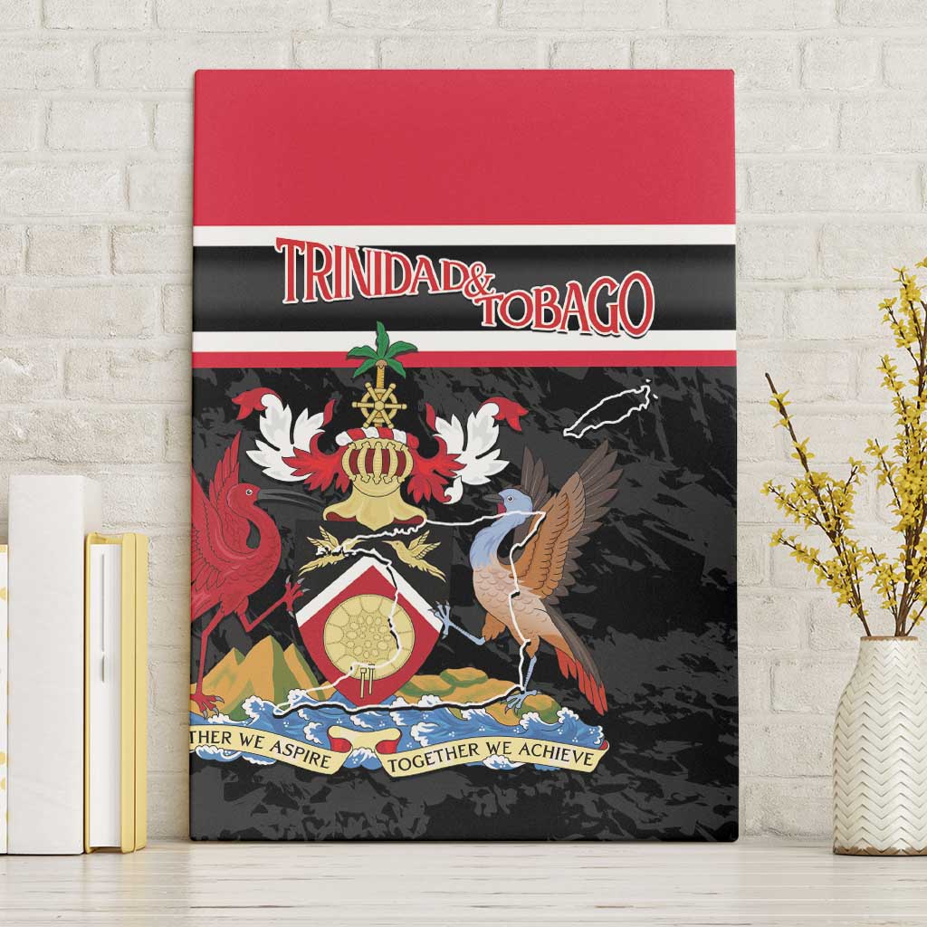 Trinidad and Tobago Canvas Wall Art Together We Aspire Together We Achieve