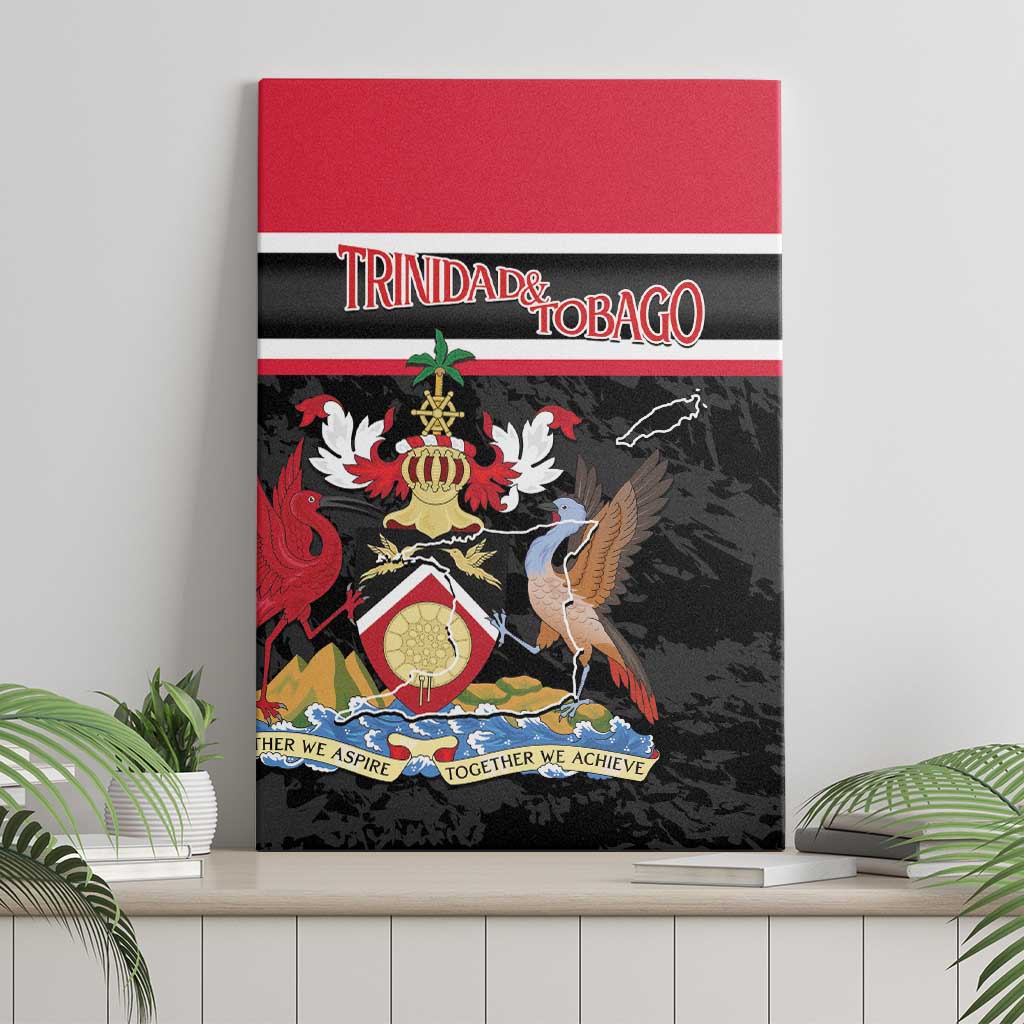 Trinidad and Tobago Canvas Wall Art Together We Aspire Together We Achieve