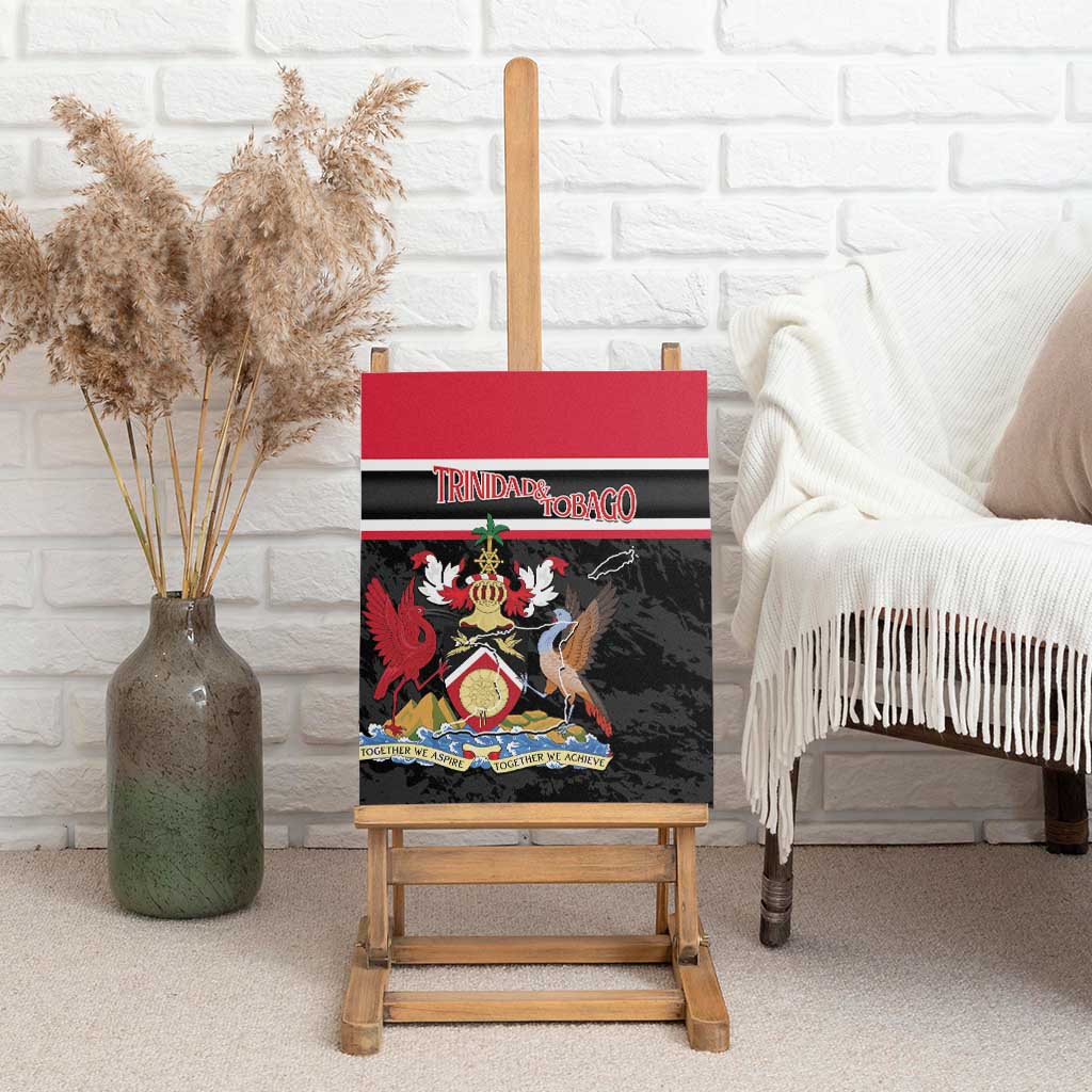 Trinidad and Tobago Canvas Wall Art Together We Aspire Together We Achieve
