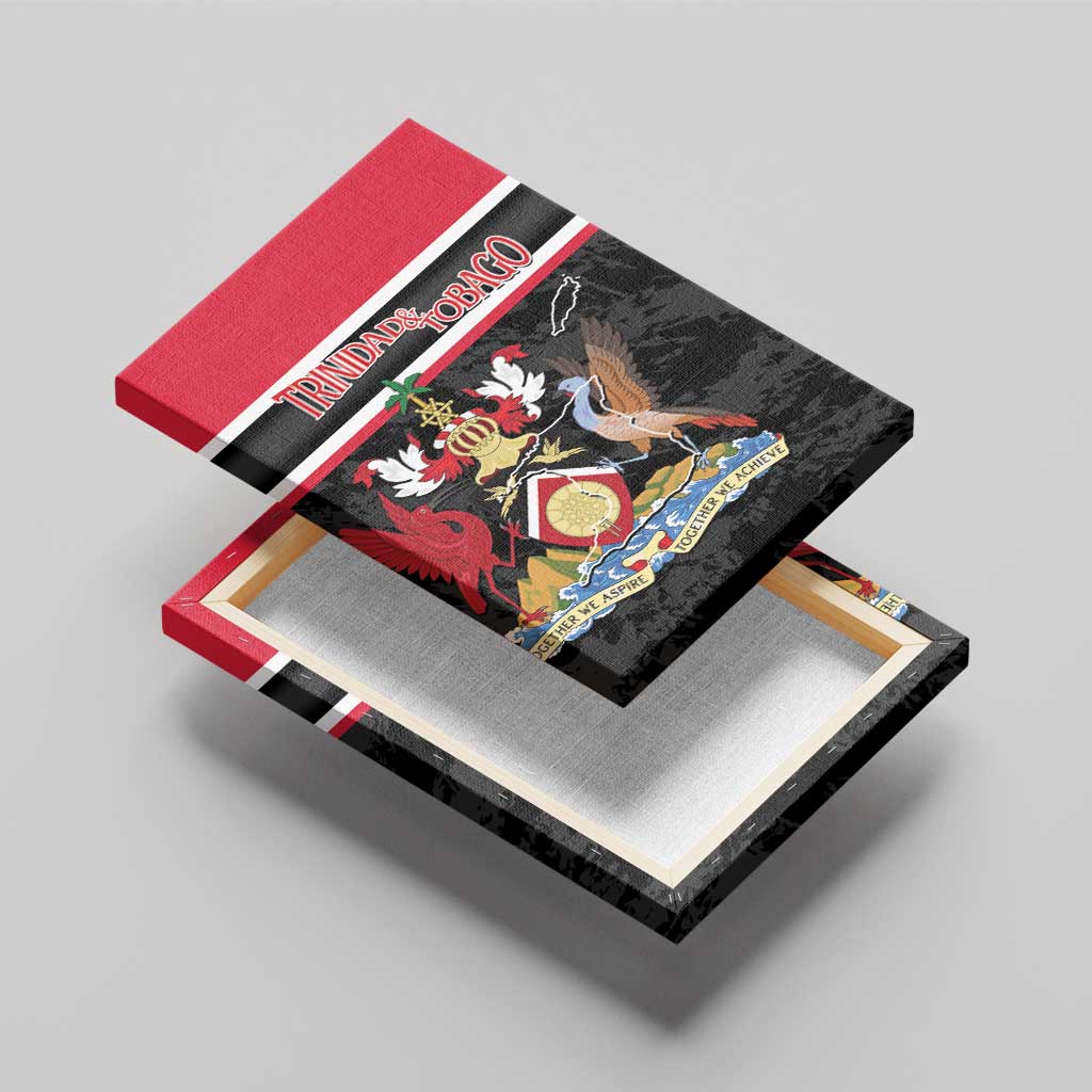Trinidad and Tobago Canvas Wall Art Together We Aspire Together We Achieve
