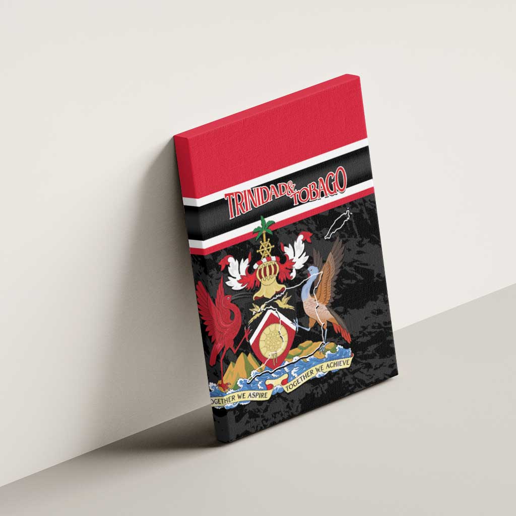 Trinidad and Tobago Canvas Wall Art Together We Aspire Together We Achieve