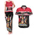 Trinidad and Tobago Couples Matching Tank Maxi Dress and Hawaiian Shirt Together We Aspire Together We Achieve
