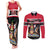 Trinidad and Tobago Couples Matching Tank Maxi Dress and Long Sleeve Button Shirt Together We Aspire Together We Achieve
