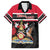 Trinidad and Tobago Family Matching Long Sleeve Bodycon Dress and Hawaiian Shirt Together We Aspire Together We Achieve