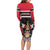 Trinidad and Tobago Family Matching Long Sleeve Bodycon Dress and Hawaiian Shirt Together We Aspire Together We Achieve
