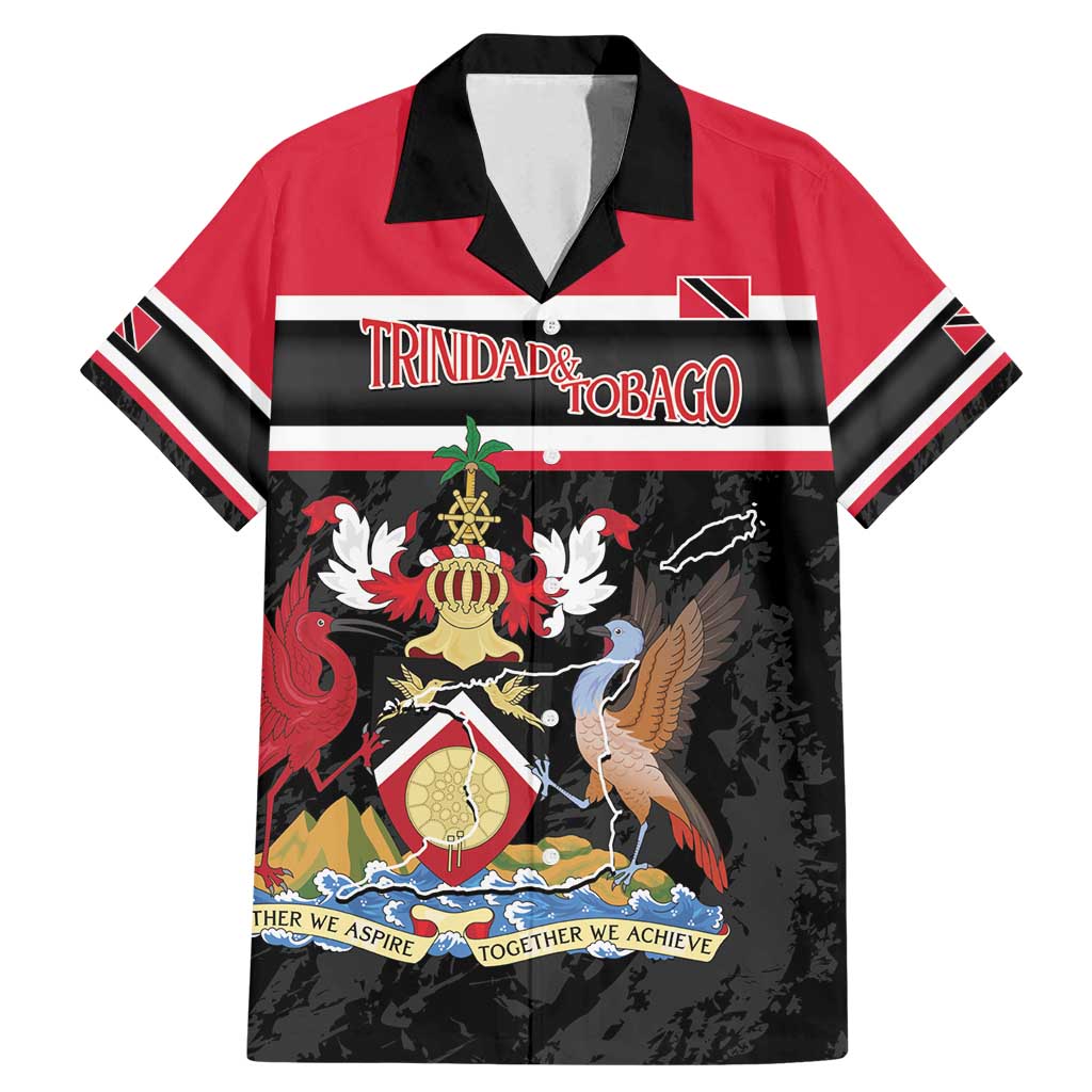 Trinidad and Tobago Family Matching Mermaid Dress and Hawaiian Shirt Together We Aspire Together We Achieve