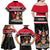 Trinidad and Tobago Family Matching Off Shoulder Maxi Dress and Hawaiian Shirt Together We Aspire Together We Achieve