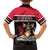Trinidad and Tobago Family Matching Off Shoulder Short Dress and Hawaiian Shirt Together We Aspire Together We Achieve