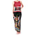 Trinidad and Tobago Family Matching Tank Maxi Dress and Hawaiian Shirt Together We Aspire Together We Achieve