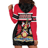 Trinidad and Tobago Hoodie Dress Together We Aspire Together We Achieve