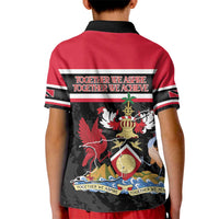 Trinidad and Tobago Kid Polo Shirt Together We Aspire Together We Achieve