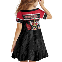 Trinidad and Tobago Kid Short Sleeve Dress Together We Aspire Together We Achieve