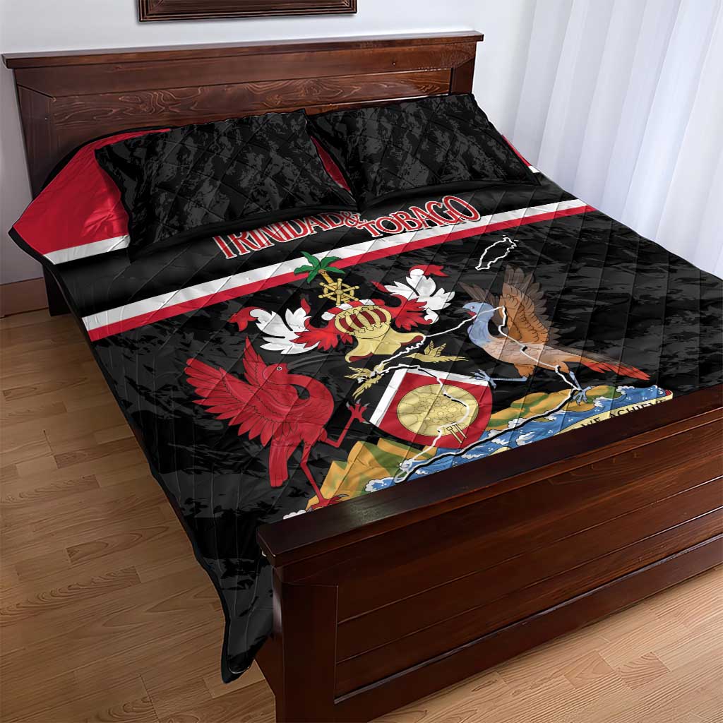 Trinidad and Tobago Quilt Bed Set Together We Aspire Together We Achieve